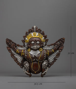 Tibetan Wall Hanging Garuda | Handcrafted Traditional Decor