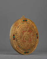 Wall Hanging Metal Mandala Thangka