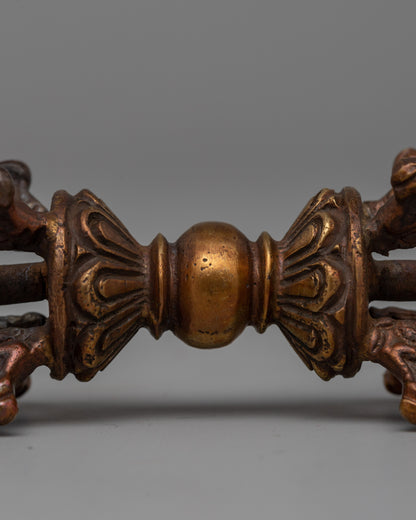 Decorative Dorje Vajra |  Buddhist Ritual Tool for Spiritual Balance