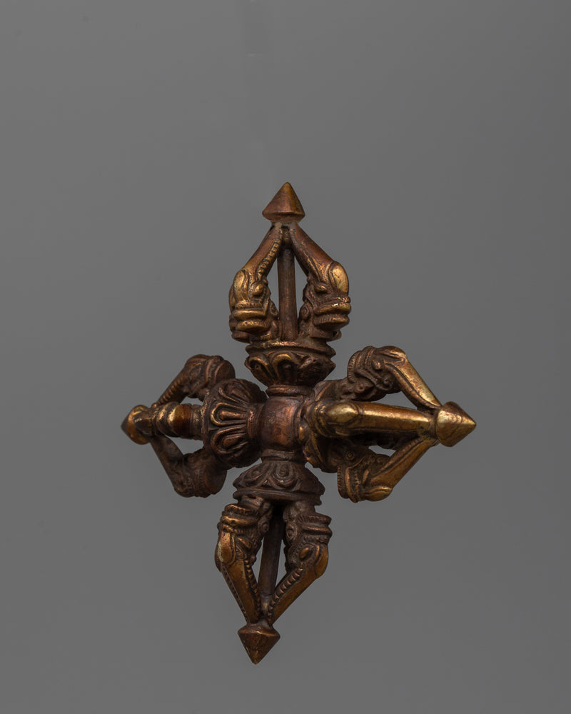 Decorative Vishwa Vajra | Ritual Tool for Stability and Wisdom