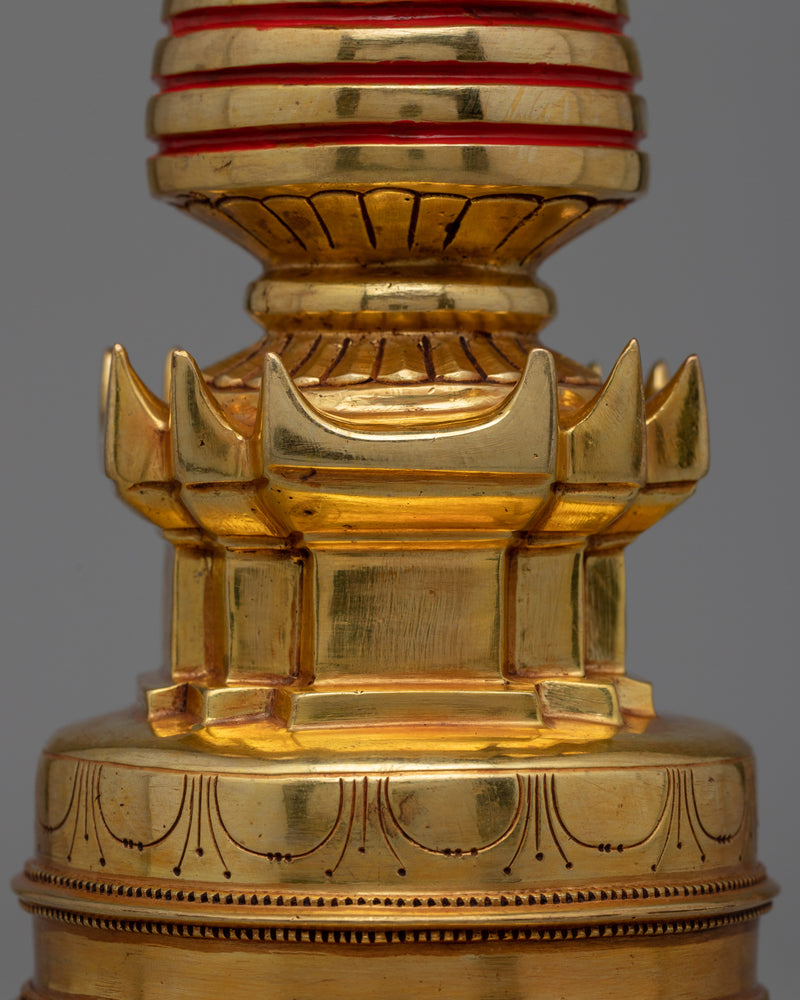 Buddhist Kadampa Stupa | Handcrafted Buddhist Symbol of Enlightenment