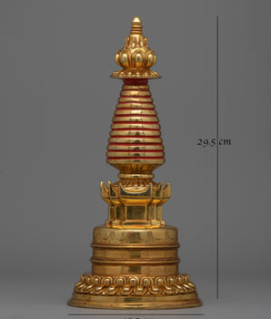 Buddhist Kadampa Stupa | Handcrafted Buddhist Symbol of Enlightenment
