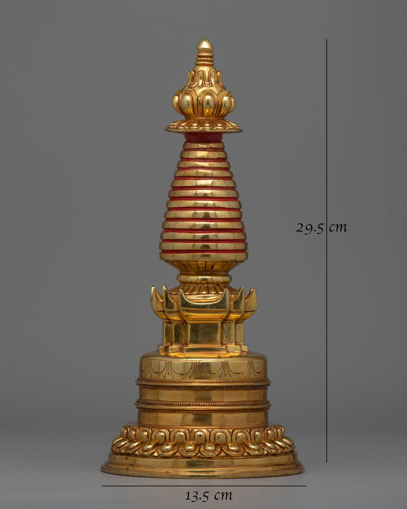 Buddhist Kadampa Stupa | Handcrafted Buddhist Symbol of Enlightenment