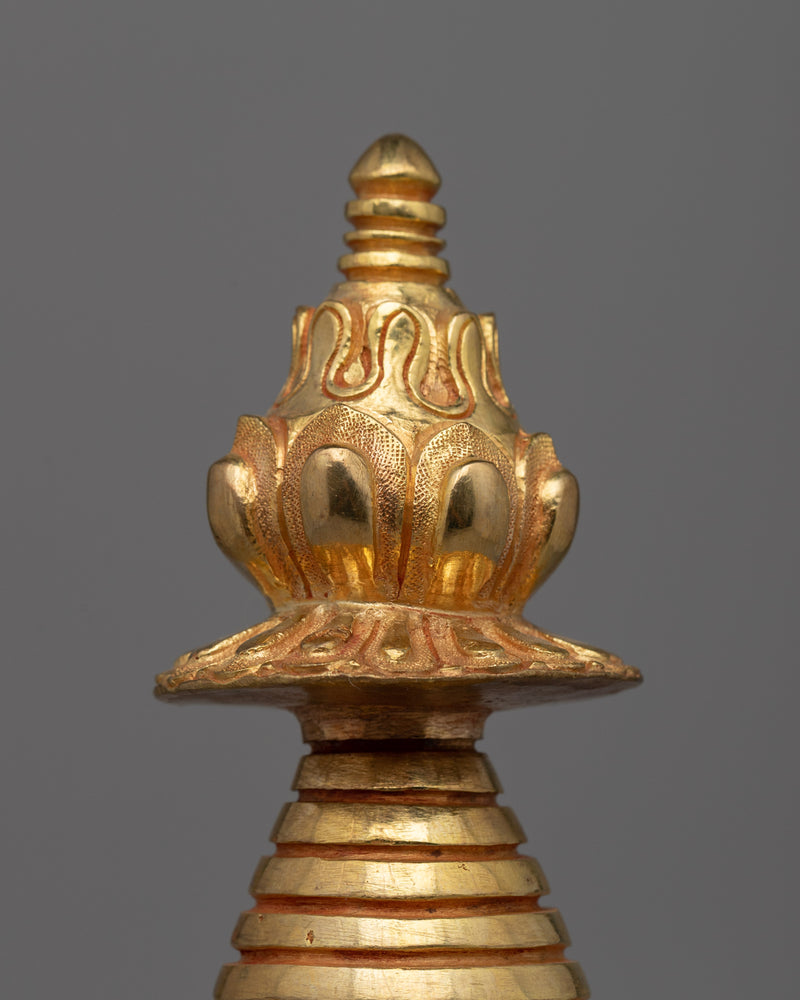 Traditional Kadampa Stupa | Tibetan Buddhist Altar Figurine