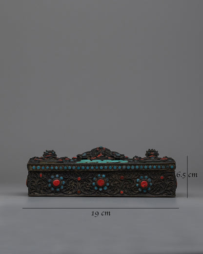 Tibetan Buddhist Jewelry Box | Precious Ornaments Box