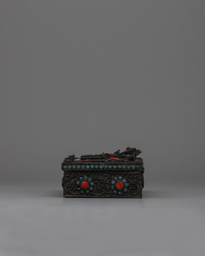 Tibetan Buddhist Jewelry Box | Precious Ornaments Box