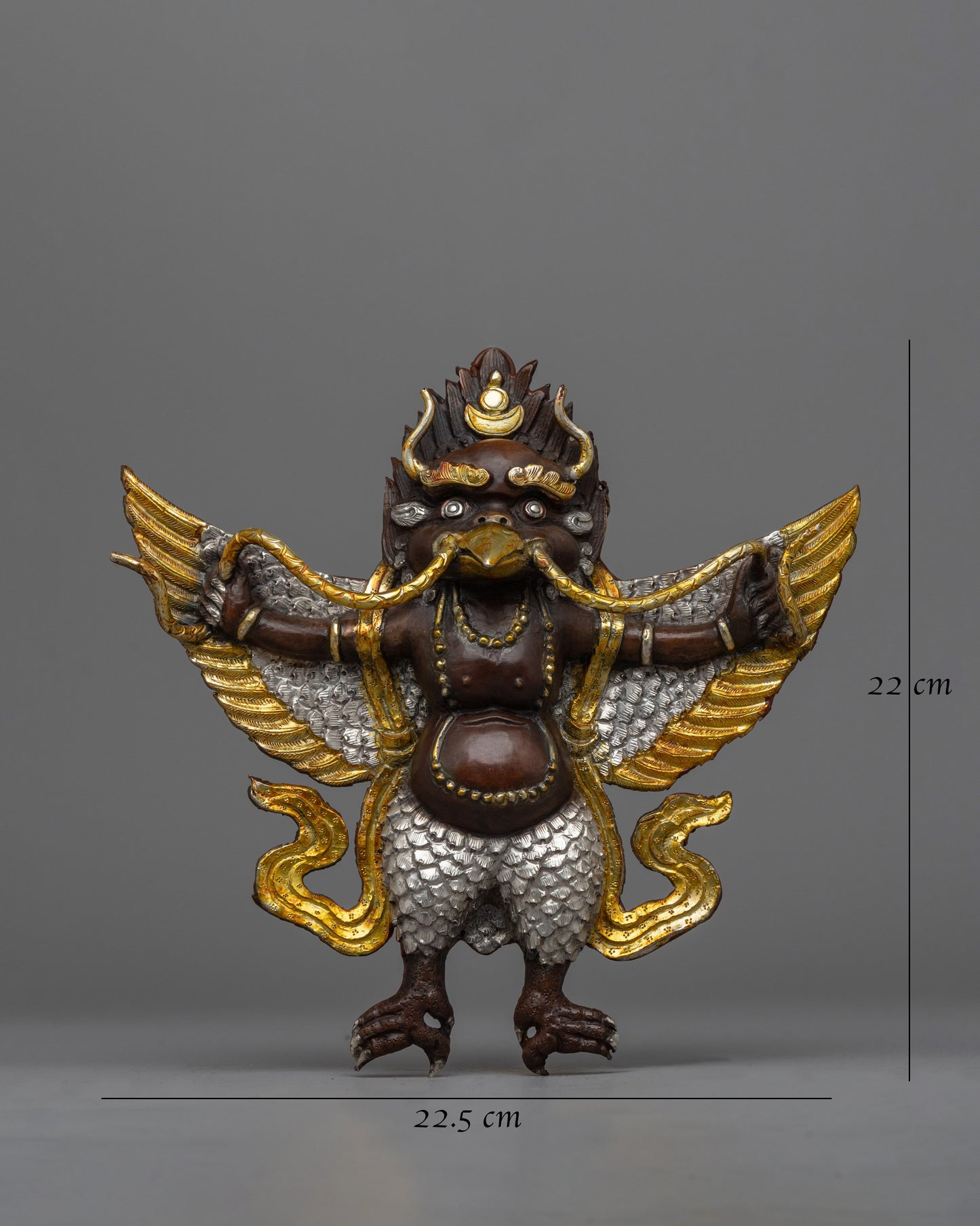 Handmade Precious Garuda Wall Hanging | Sacred Bird Sculpture Decor for Spiritual Altars