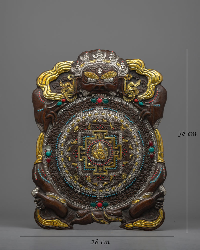 Tibetan Buddhist Deity Dzambhala Wall Hanging | Deity of Wealth and Prosperity