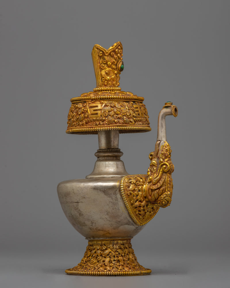 Buddhist Himalayan Bhumba | Ceremonial Water Offering Vessel