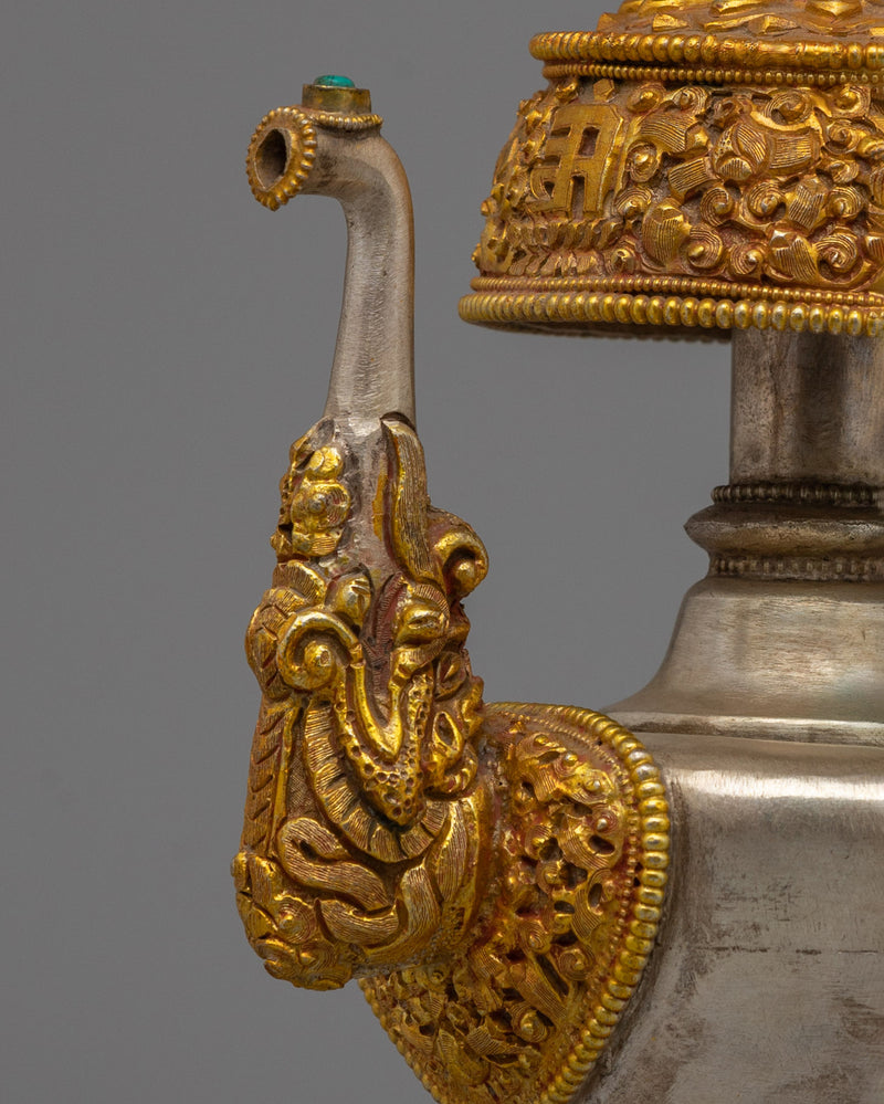 Buddhist Himalayan Bhumba | Ceremonial Water Offering Vessel