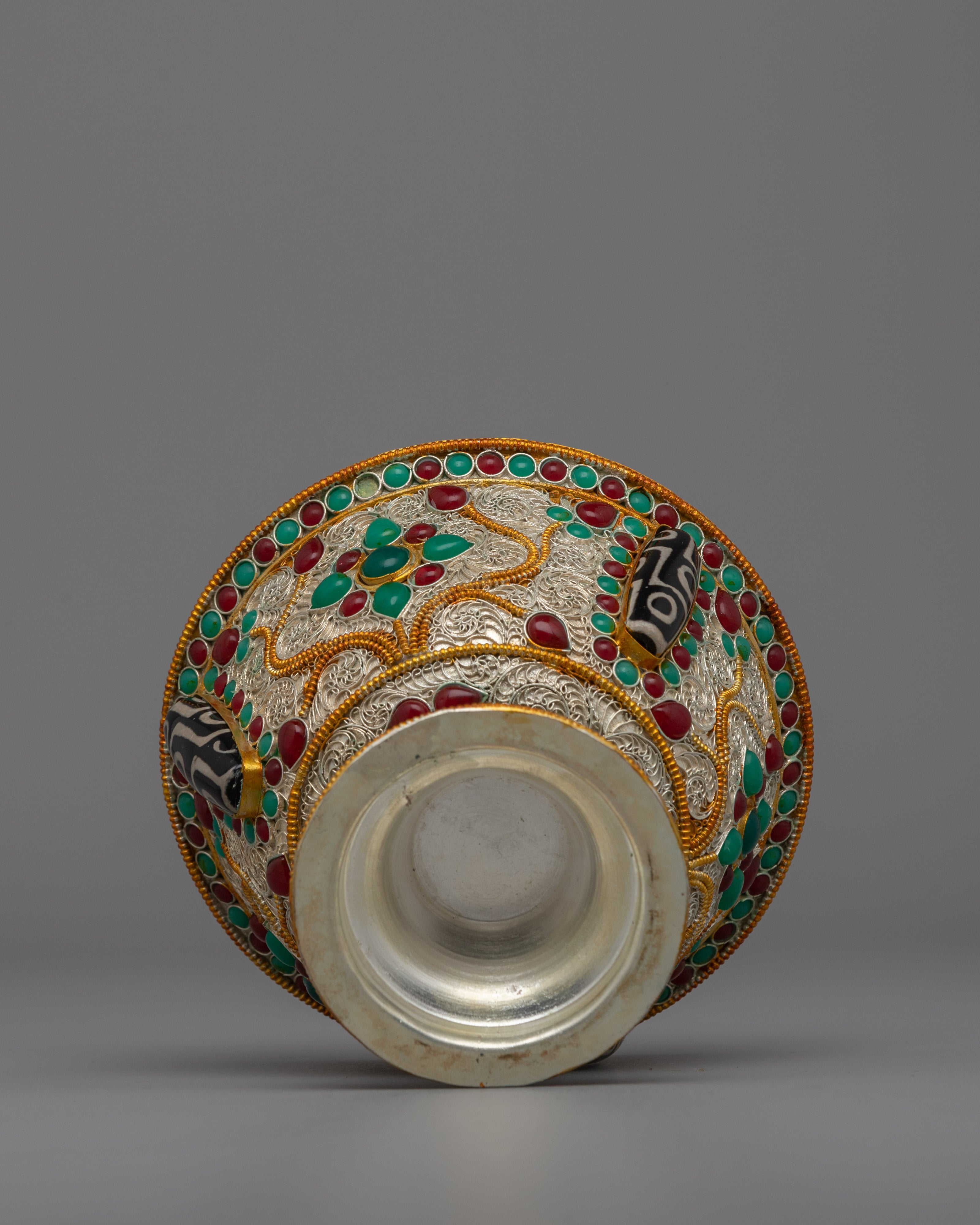 Handmade Tibetan Bowl | Sacred Ceremony Vessel