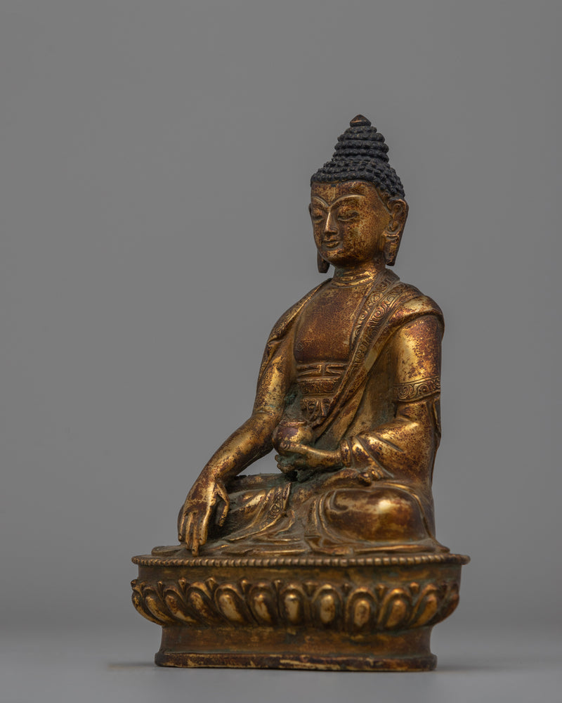 Copper Statue of Shakyamuni Buddha | Embodiment of Peace & Wisdom