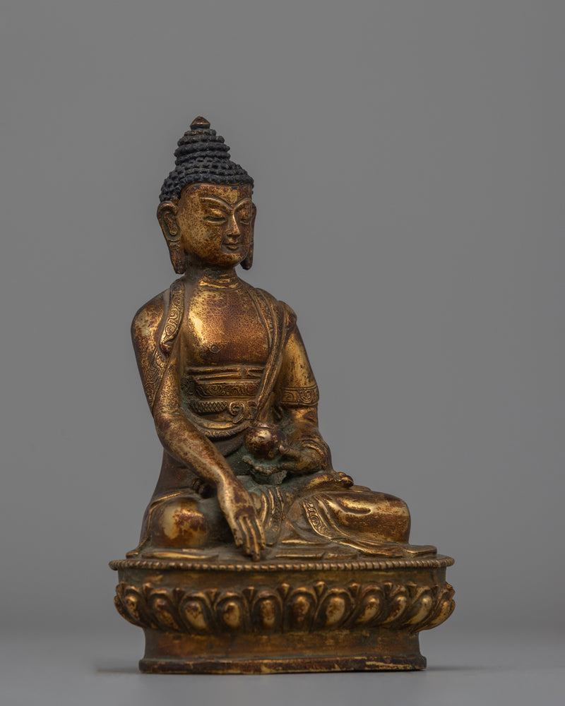 Copper Statue of Shakyamuni Buddha | Embodiment of Peace & Wisdom