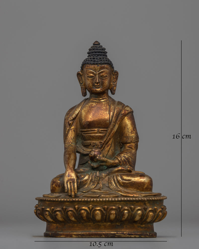 Copper Statue of Shakyamuni Buddha | Embodiment of Peace & Wisdom