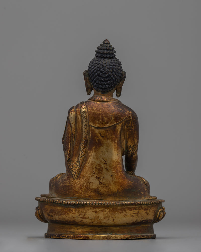 Copper Statue of Shakyamuni Buddha | Embodiment of Peace & Wisdom