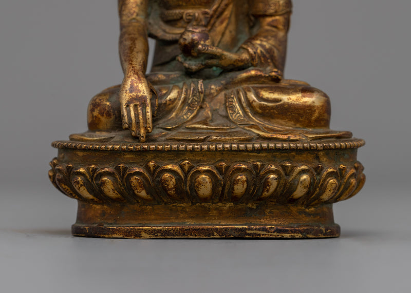 Copper Statue of Shakyamuni Buddha | Embodiment of Peace & Wisdom