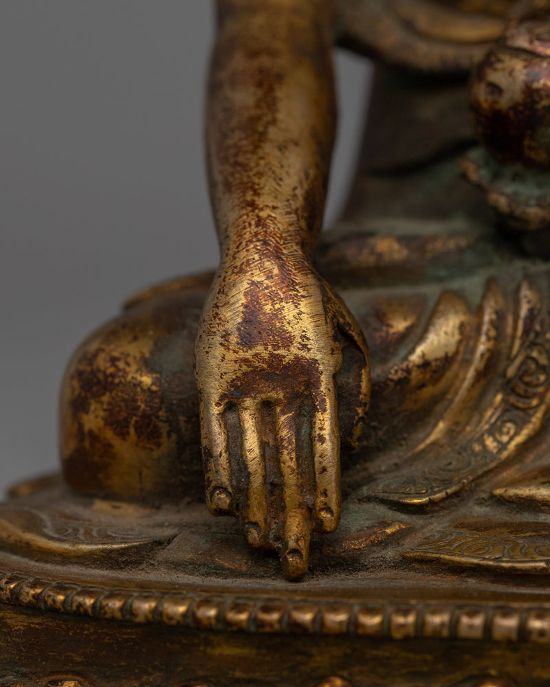 Copper Statue of Shakyamuni Buddha | Embodiment of Peace & Wisdom