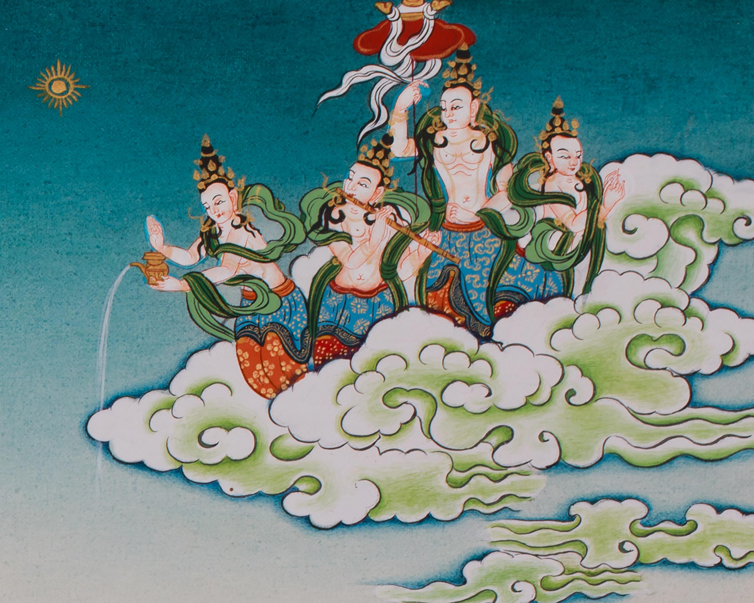 Amitabha Buddha Sacred Art | Infinite Light | Pure Land Buddha | Wisdom Deity
