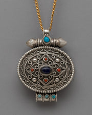 Handcrafted Ghau Prayer Box Pendant
