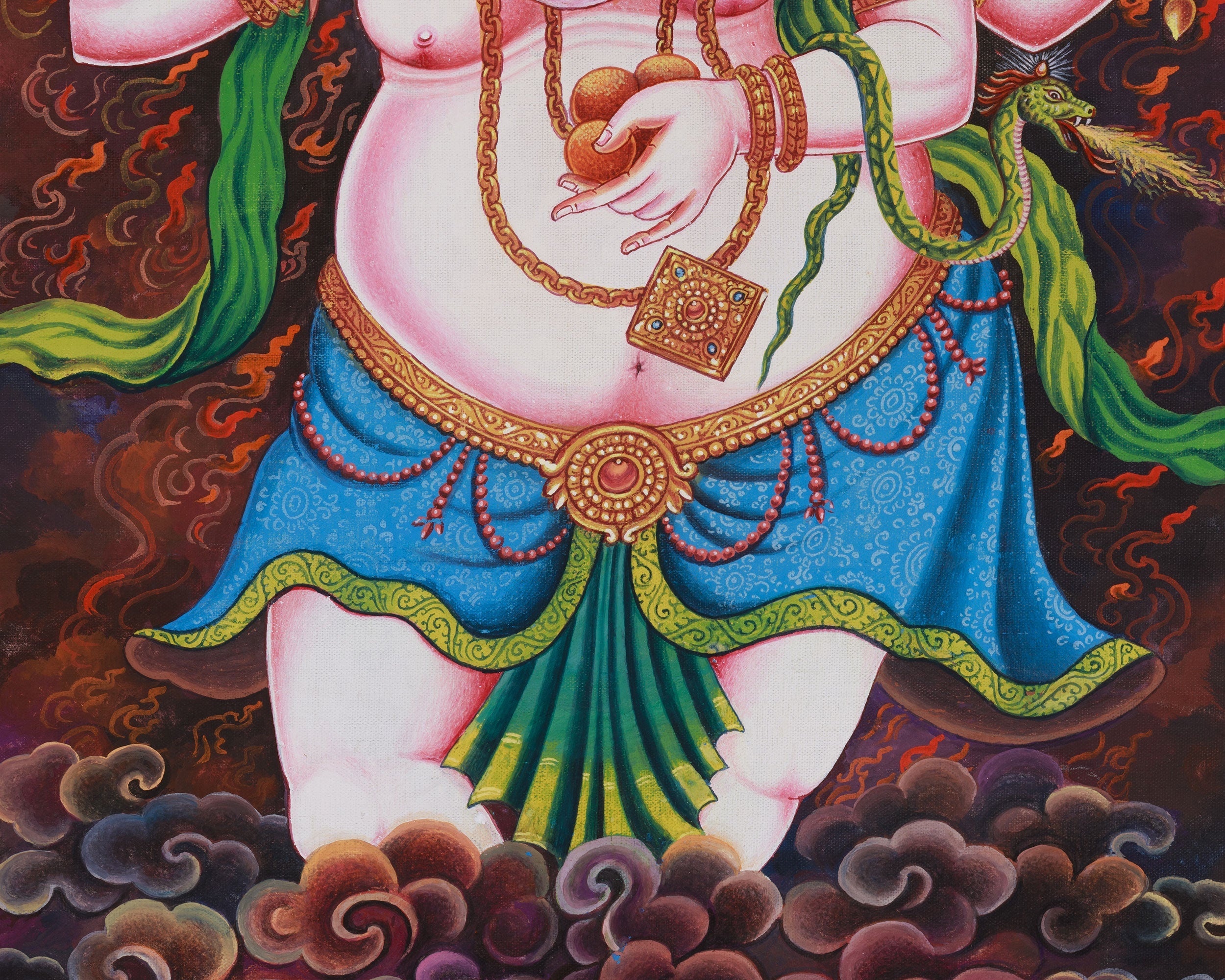 Ganesha Canvas Print | Sacred Hindu Deity Artwork