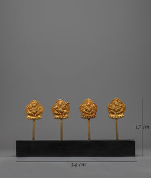 Sacred Dzambhala Statue with Stand | Guardian of Prosperity and Spiritual Wealth