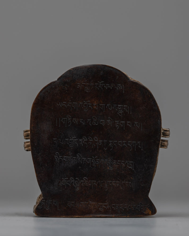 Exquisite Tibetan Ghau Box | Elegant Container for Ritual Offerings