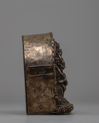 Yamantaka with Consort Ghau Box | Buddhist Prayer Relic Holder