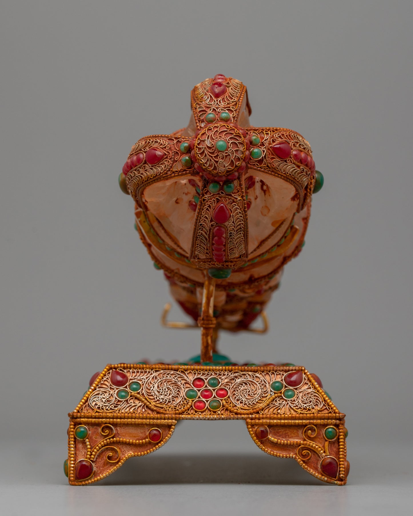 Tibetan Phurba with Stand | Unique Spiritual Tool for Rituals and Home Decor