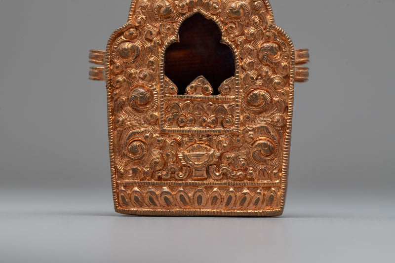 Buddhist Tibetan Ghau Box | Sacred Prayer Amulet