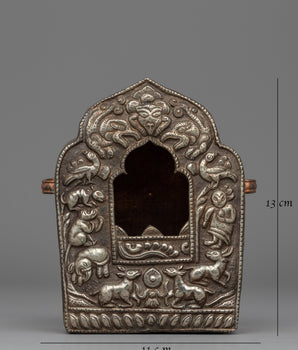 Powerful Mantra Holder Ghau Box | Buddhist Ghau Box for Meditation and Spiritual Energy