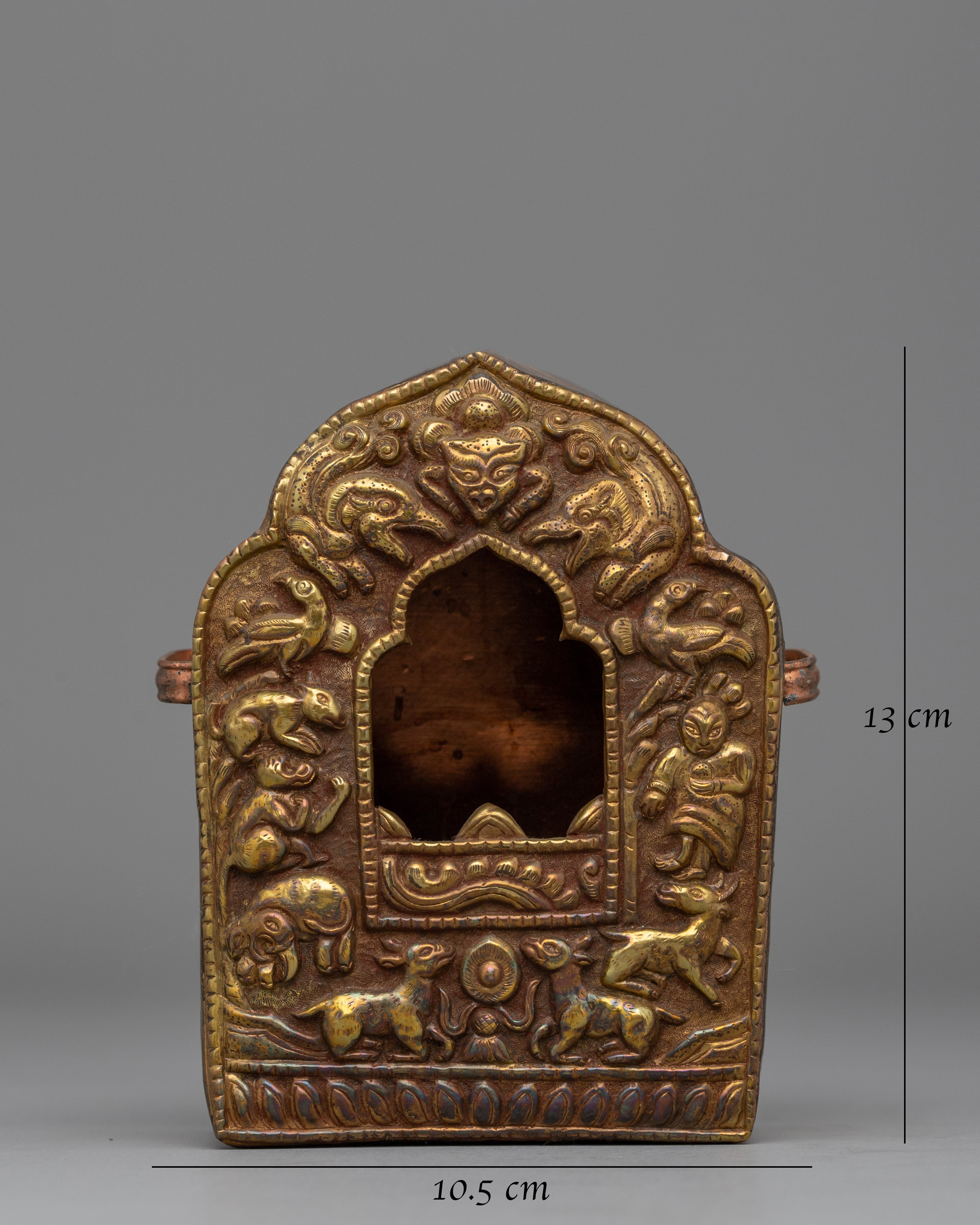 Precious Buddhist Ghau Box | Buddhist Amulet Treasure Box for Shrines