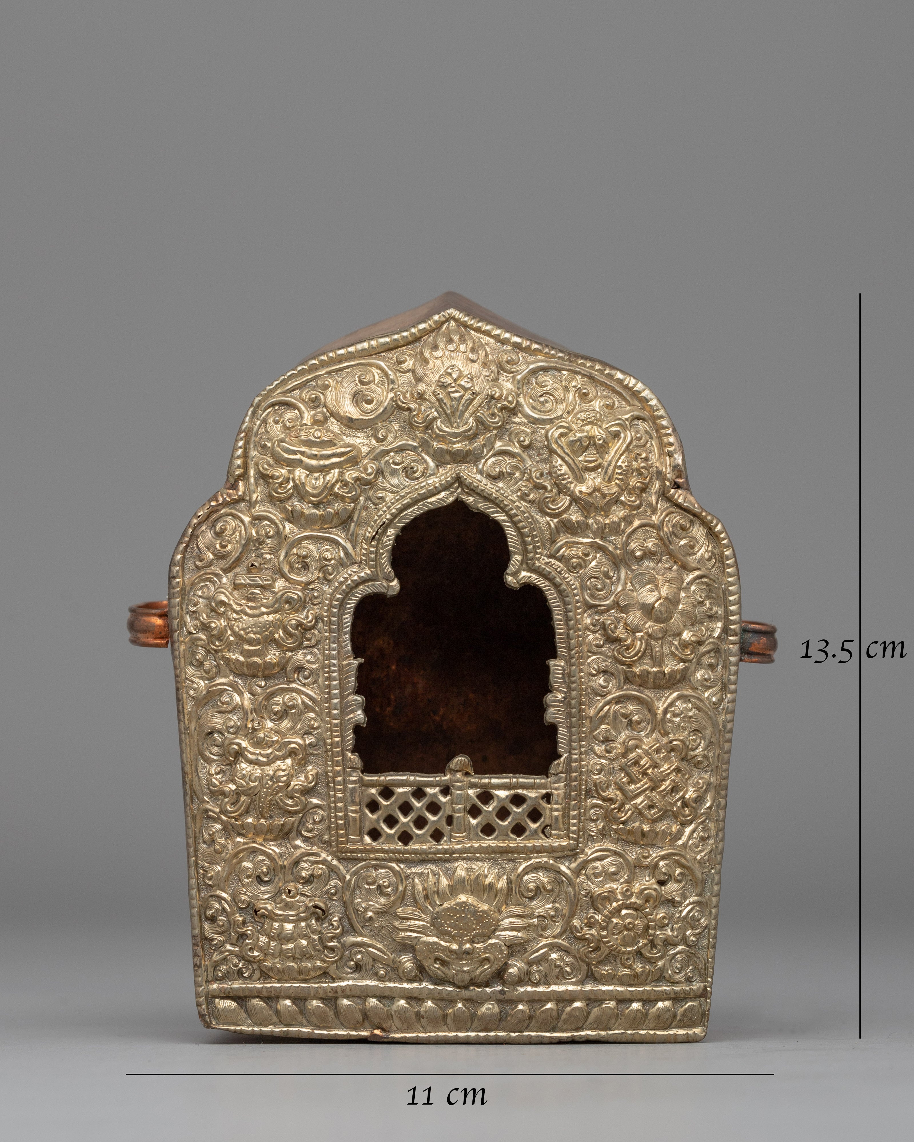 Handcrafted Buddhist Ghau Box for Shrines & Good Fortune | Buddhist Amulet Treasure Box