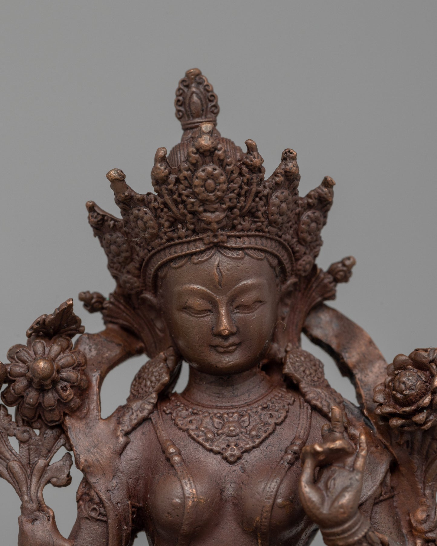 Sacred White Tara Figurine | Deity of Healing, Longevity and Protection