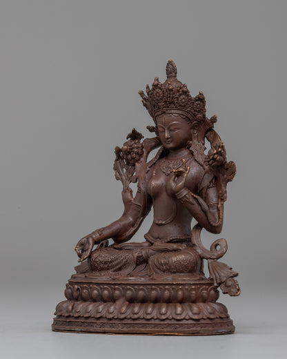 Sacred White Tara Figurine | Deity of Healing, Longevity and Protection