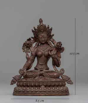 Sacred White Tara Figurine | Deity of Healing, Longevity and Protection