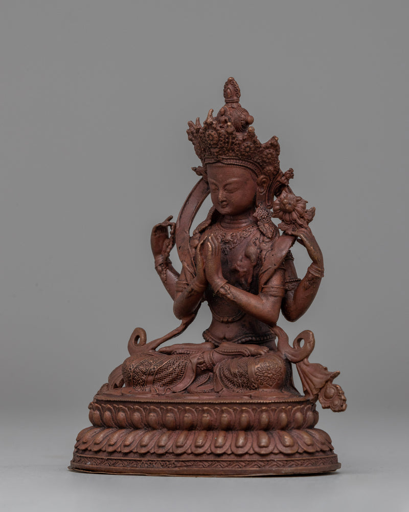 Traditional Avalokiteshvara Statue | Bodhisattva of Compassion and Inner Peace