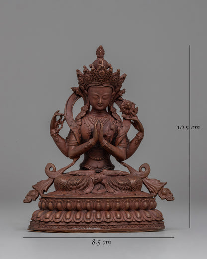 Traditional Avalokiteshvara Statue | Bodhisattva of Compassion and Inner Peace