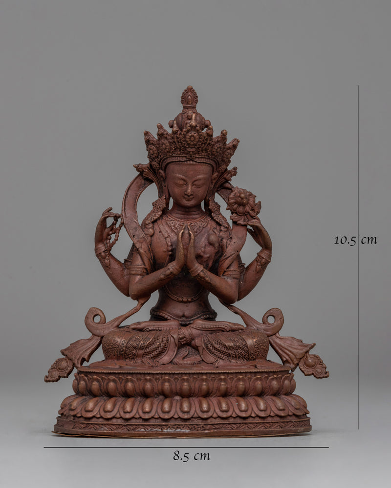 Traditional Avalokiteshvara Statue | Bodhisattva of Compassion and Inner Peace