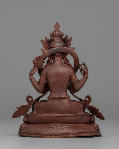 Traditional Avalokiteshvara Statue | Bodhisattva of Compassion and Inner Peace