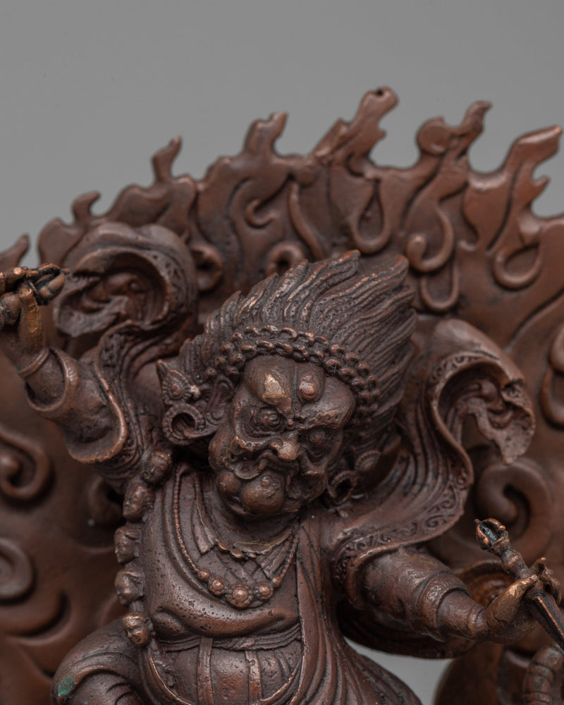 Resin Dorje Drollo Figurine | Symbol of Fearlessness & Spiritual Strength