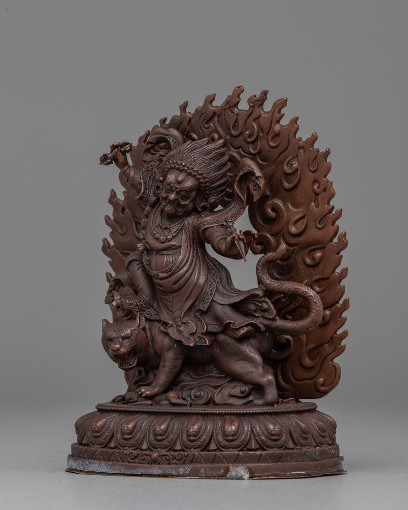 Resin Dorje Drollo Figurine | Symbol of Fearlessness & Spiritual Strength