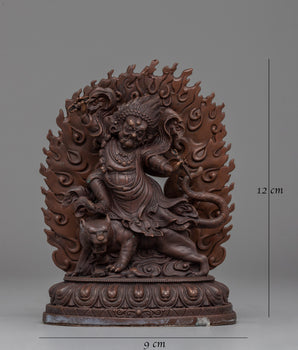 Resin Dorje Drollo Figurine | Symbol of Fearlessness & Spiritual Strength