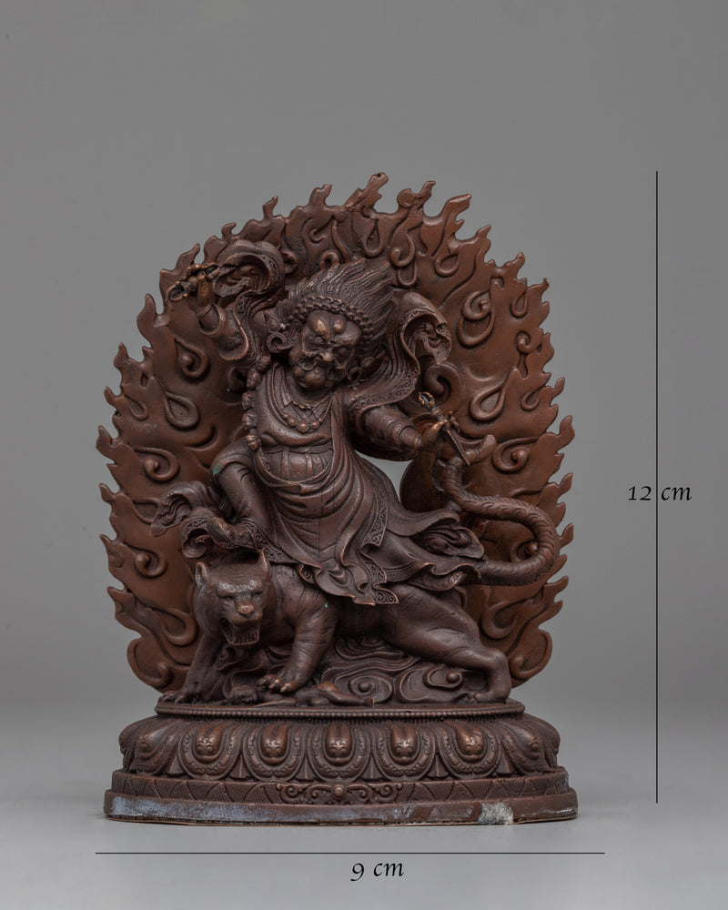 Resin Dorje Drollo Figurine | Symbol of Fearlessness & Spiritual Strength