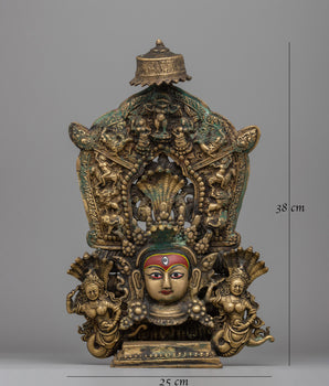 Handicraft Kumari Statue | Sacred Living Goddess of Nepal & Protector of the People