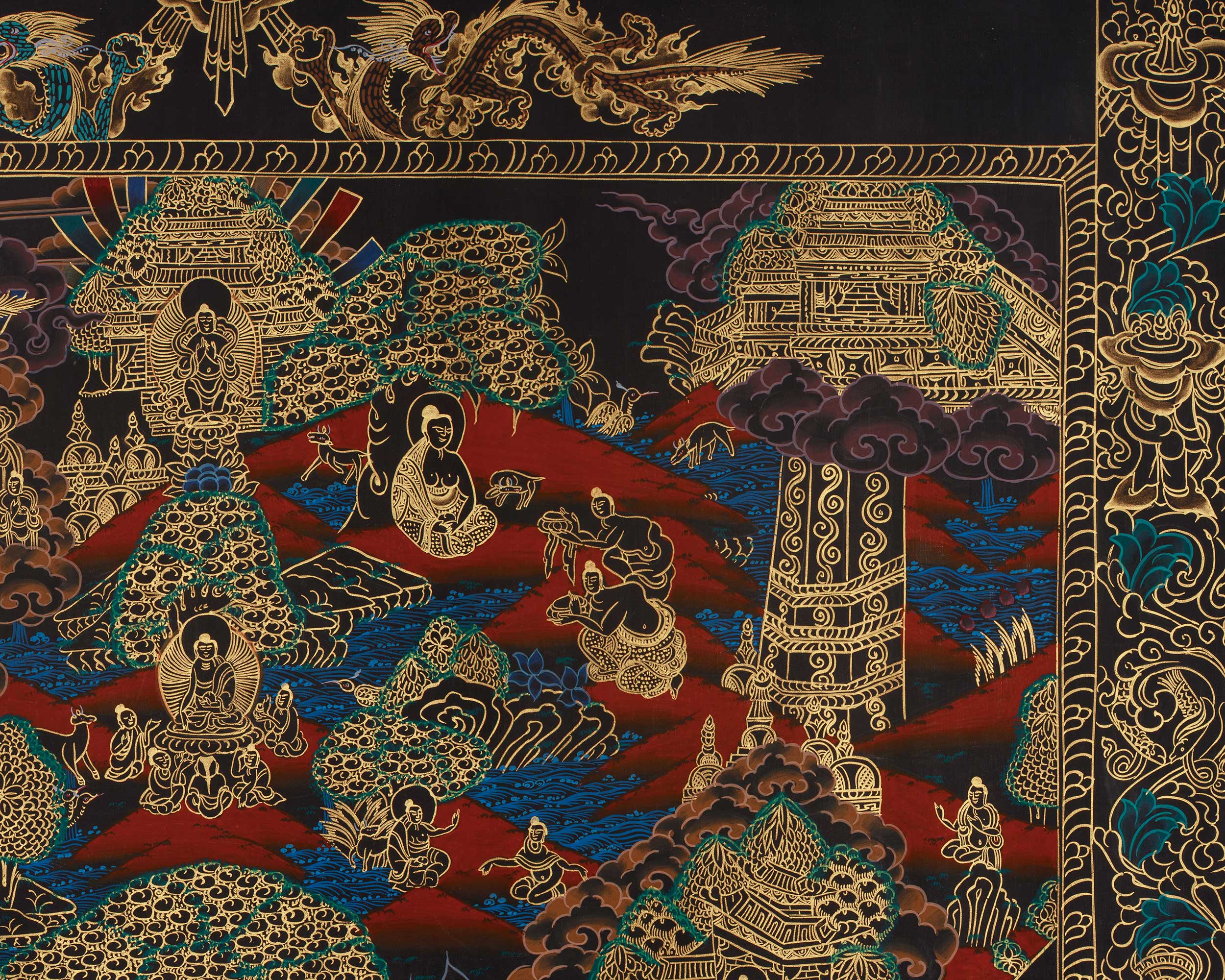 Buddha Life Story Art | Journey of Shakyamuni Buddha Artwork