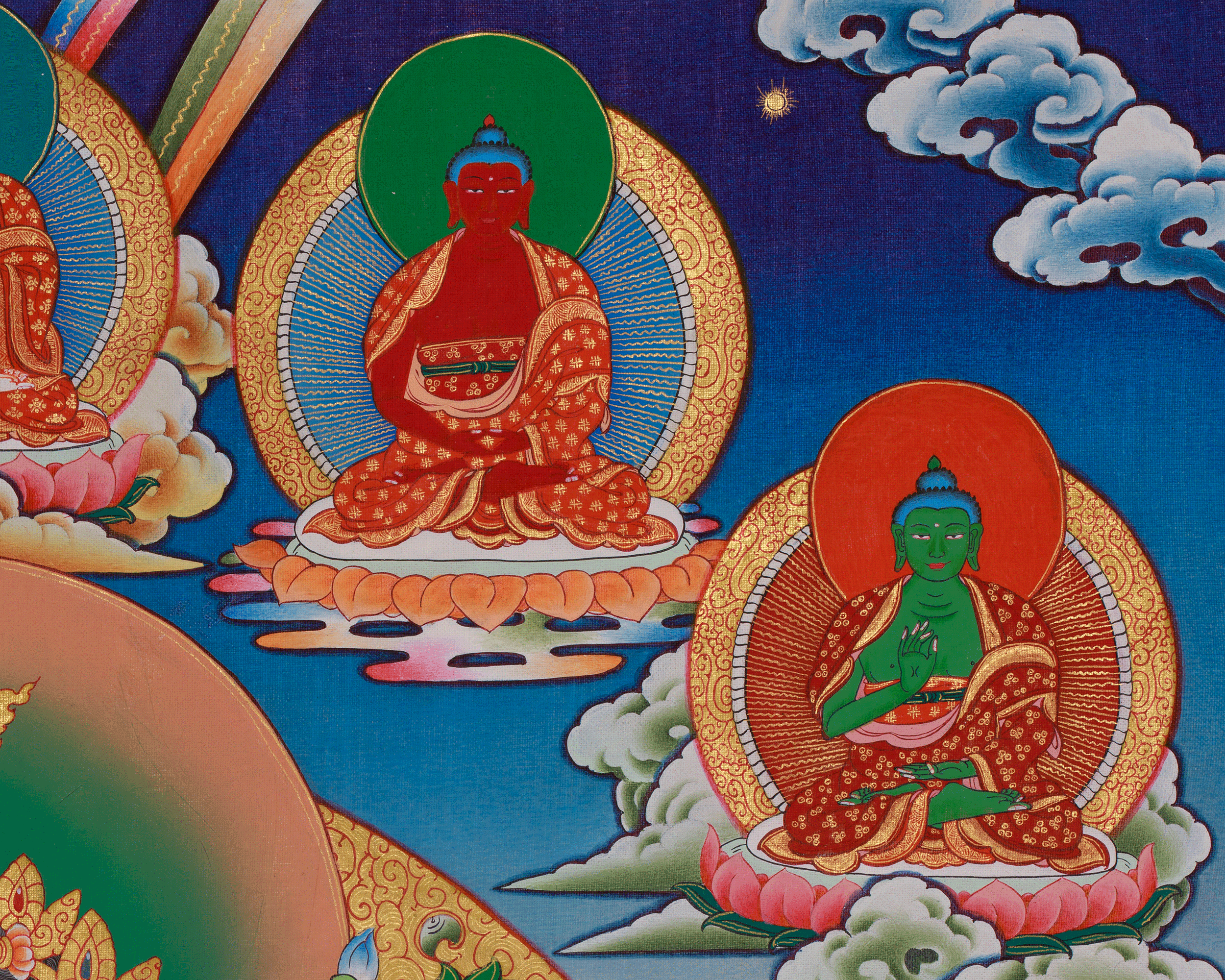 Sacred Thangka of White Tara | Revered Female Buddha In  Vajrayana Buddhism