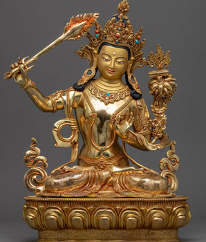 Manjushri Bodhisattva Deity Statue