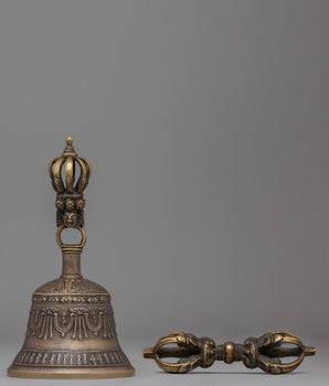 Buddhist Bell & Vajra Set 