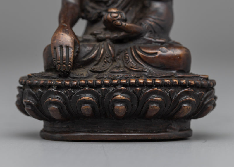 Oxidized Copper Shakyamuni Buddha | Symbol of Peace and Enlightenment