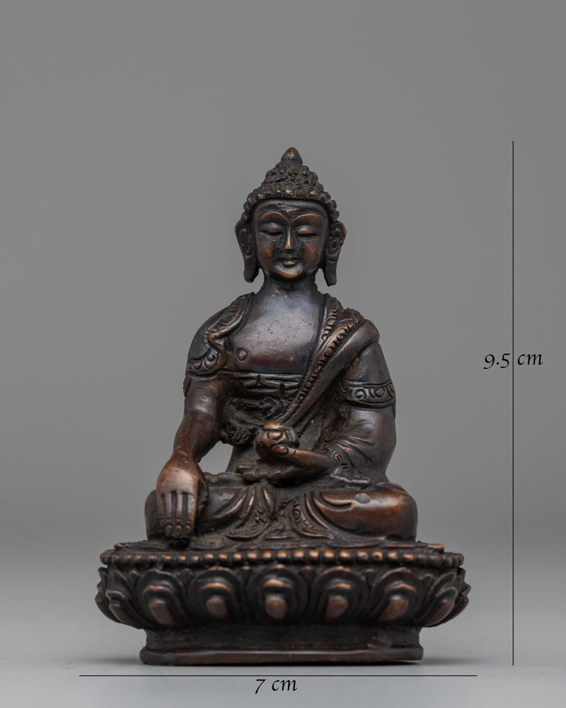 Oxidized Copper Shakyamuni Buddha | Symbol of Peace and Enlightenment